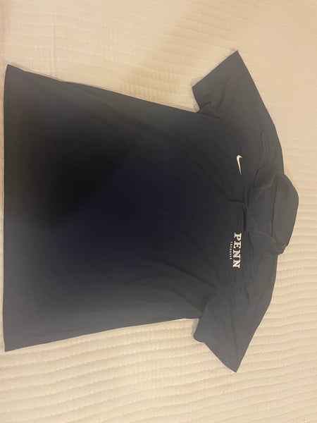 Team Issued Nike UPenn Lacrosse Polo Shirt