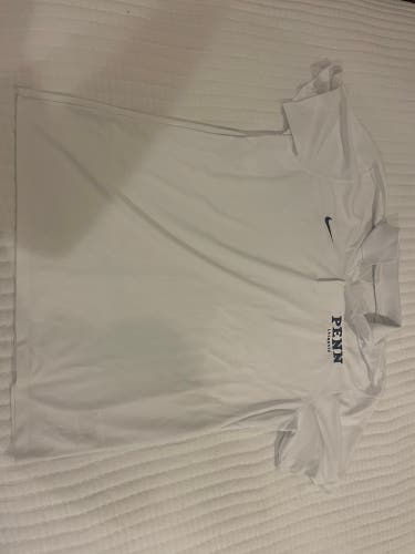 Team Issued Nike UPenn Lacrosse Polo Shirt