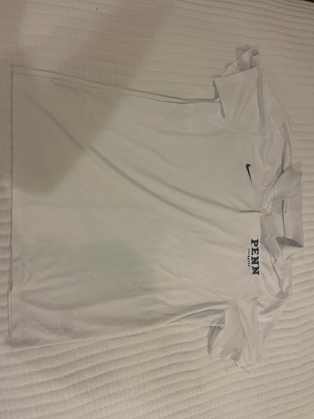 Team Issued Nike UPenn Lacrosse Polo Shirt