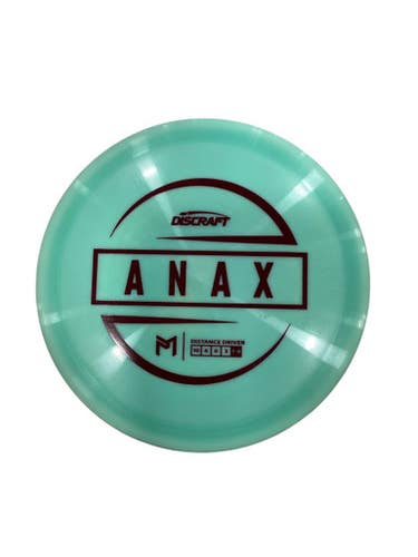 Used Discraft ANAX Disc Golf Driver Turquoise 11884-S000051628