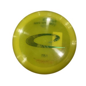 Used Latitude 64 PREMIER EDITION OPTO VILLAIN Disc Golf Driver Yellow 11884-S000051617