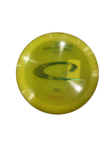 Used Latitude 64 PREMIER EDITION OPTO VILLAIN Disc Golf Driver Yellow 11884-S000051617