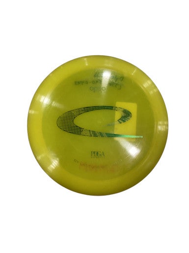 Used Latitude 64 PREMIER EDITION OPTO VILLAIN Disc Golf Driver Yellow 11884-S000051617