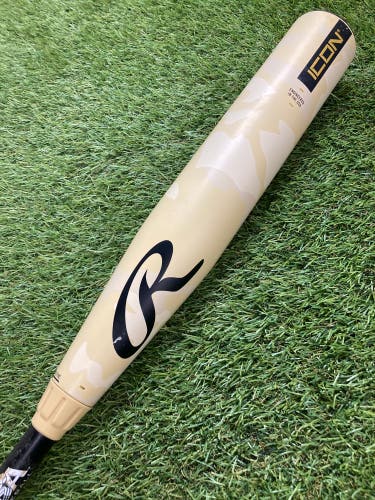 2025 Rawlings Icon Composite Bat USABat Certified (-8) Composite 22 oz 30" (Used)