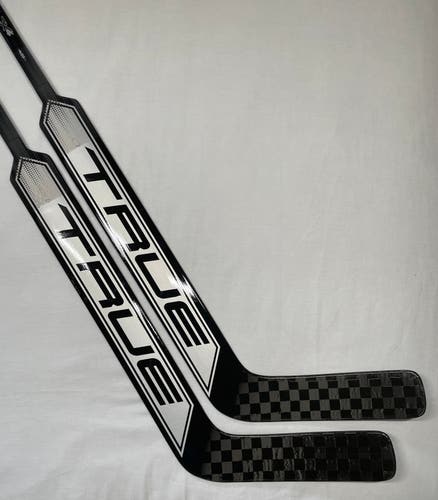 NEW True HZRDUS 7X4 Goalie Sticks, 25”, Black/Gray, Regular Hand - 2 Pack