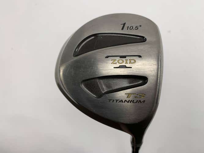 Mizuno T-Zoid T3 Titanium Driver 10.5* Turbo Gold 57g Regular Graphite Mens RH