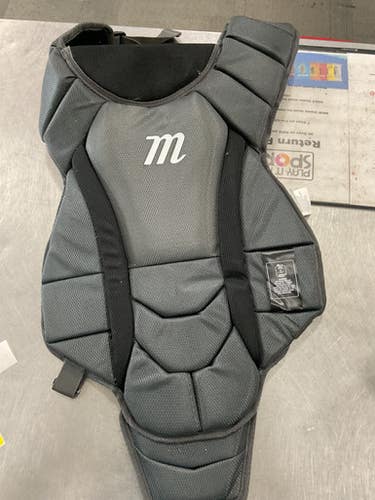 Used Marucci CHEST PROTECTOR Catchers Chest Protector Grey Adult 11614-S000220426