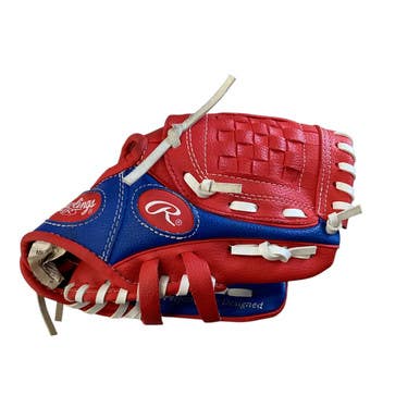 Used Rawlings PLAYERS SERIES BB/SB Glove T-ball Red 9" 11760-S000081181