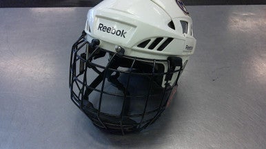 Used Reebok HELMET Helmet Cage Combo White LG 11339-S000193736