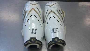 Used Warrior SHIN GAURDS Senior Shin Guards Black 14" 11339-S000193738