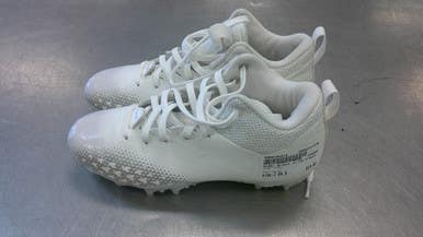 Used Under Armour Jr FB Cleats White Junior 04.5 11339-S000193818