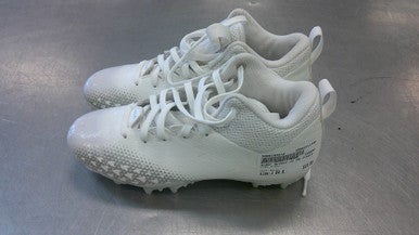 Used Under Armour Jr FB Cleats White Junior 04.5 11339-S000193818