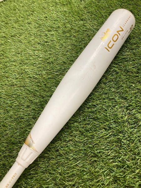 2024 Rawlings Icon Composite Bat USSSA Certified (-10) Composite 20 oz 30" (Used)