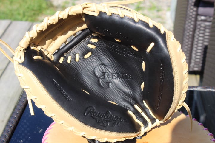 Catcher's RH Rawlings Gold Glove Elite Baseball Glove 32.5" (Used)