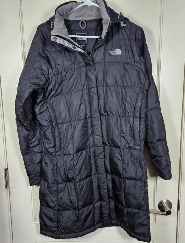 The North Face Metropolis 550 Down Parka Women's Coat Long Hooded Puffer Size M