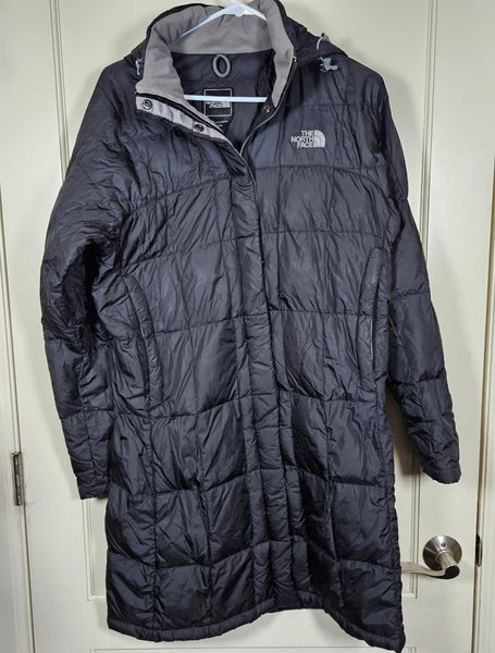 The North Face Metropolis 550 Down Parka Women's Coat Long Hooded Puffer Size M