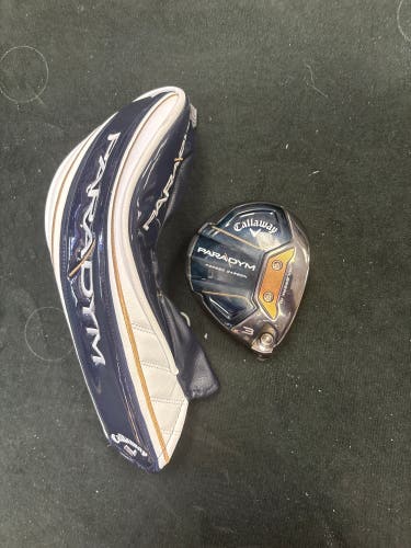 Callaway Paradym 15 Degree Fairway Wood. Head Only. Includes H/C. Virtually unused