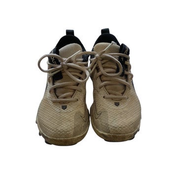 Used Nike FORCE TROUT 9 PRO MCS BB/SB Cleats White And Black Junior 02.5 11479-S000402536