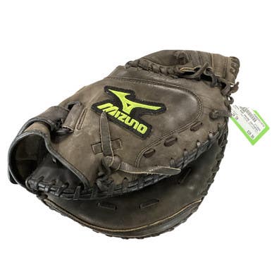 Used Mizuno MVP PRIME CATCHERS MITT BB/SB Catchers RH Throw Black 34" 11479-S000402517