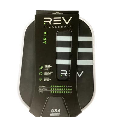 Used REV ARIA Pickleball Racquet Black 11479-S000402497