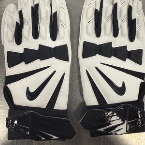 New Nike NIKE Lineman Hyperbeast GLOVES FB Gloves White 3X 11849-S000018984