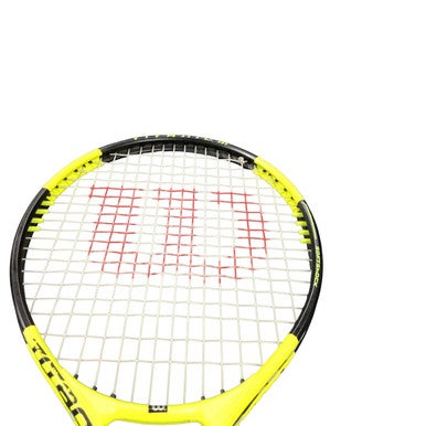 Used Wilson RACQUET Adult Tennis Racquet Yellow 4 3/8