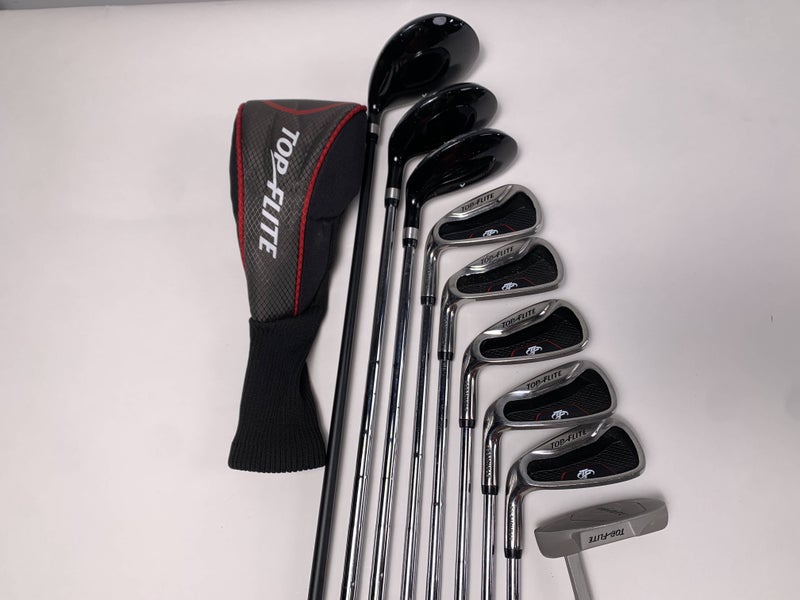 Top Flite TF Club Set 3W 4-5H 6-PW Regular Steel Mens LH