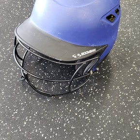 Used BoomBah BBH2-JR Batting Helmet w/Mask Royal Blue One Size 11849-S000031145