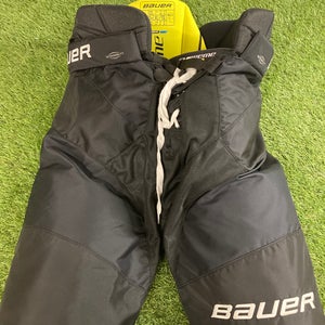 Black Senior XL Bauer Supreme 2S Hockey Pants (Used)