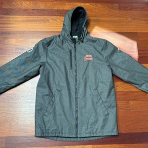 Gray Men's Little Caesars Medium Adidas Jacket