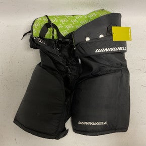 Used WinnWell AMP 500 Junior Pant Black And Neon Green MD 11855-S000190041