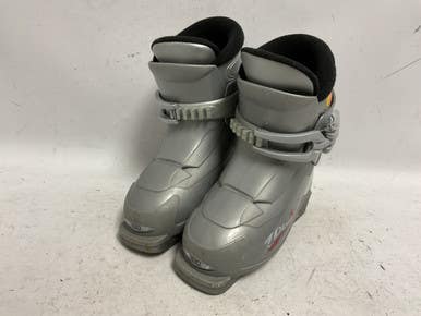 Used Alpina ZOOM Boys DH Ski Boot Grey 190 MP - Y12 11855-S000190014