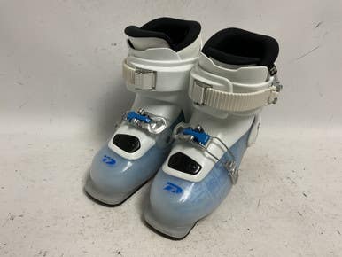 Used Dalbello GAIA 2 Girls DH Ski Boot White 215 MP - J03 11855-S000190013