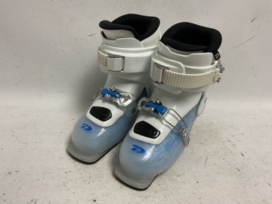 Used Dalbello GAIA 2 Girls DH Ski Boot White 215 MP - J03 11855-S000190013