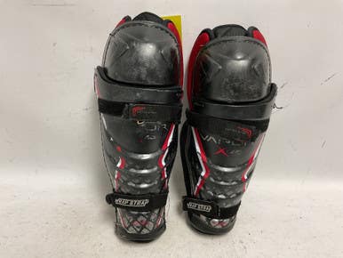 Used Bauer VAPOR X40 Junior Shin Guards Black 11" 11855-S000190006