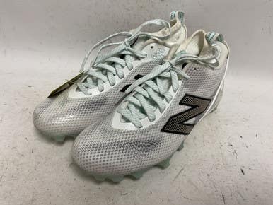 Used New Balance FreezLX v5 FREEZWT5 LAX Cleats Mens White Senior 7.5 11855-S000190000