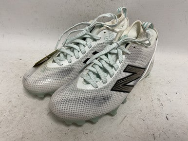 Used New Balance FreezLX v5 FREEZWT5 LAX Cleats Mens White Senior 7.5 11855-S000190000
