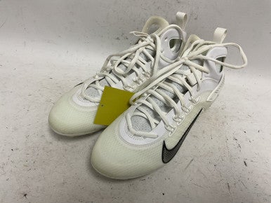Used Nike Huarache 9 FD0088-101 LAX Cleats Mens White Senior 8 11855-S000190003