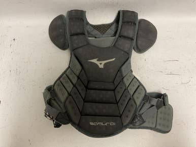 Used Mizuno SAMURAI Catchers Chest Protector Black Adult 11855-S000189980
