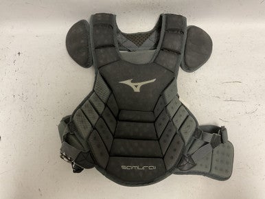 Used Mizuno SAMURAI Catchers Chest Protector Black Adult 11855-S000189980