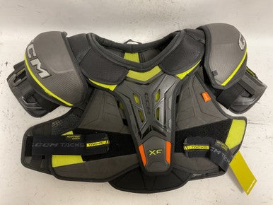 Used CCM TACKS XF Senior Shoulder Pads Grey XL 11855-S000189975