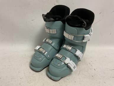 Used Tecnica JT3 PEARL Girls DH Ski Boot Teal 215 MP - J03 11855-S000189947