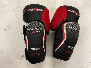 Used Bauer VAPOR X40 Senior Elbow Pads Black And Red LG 11855-S000189891