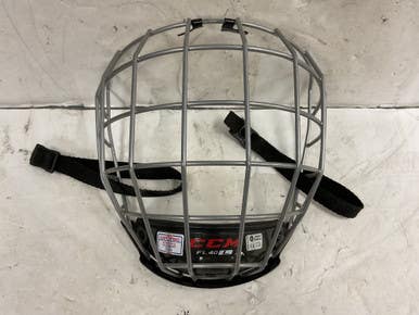 Used CCM FL40 Hockey Wire Mask Grey LG 11855-S000189861