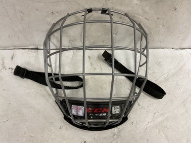 Used CCM FL40 Hockey Wire Mask Grey LG 11855-S000189861