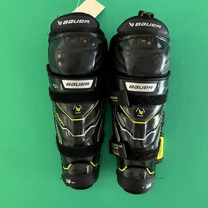Youth Bauer Supreme Mach Shin Pads 9" (Used)
