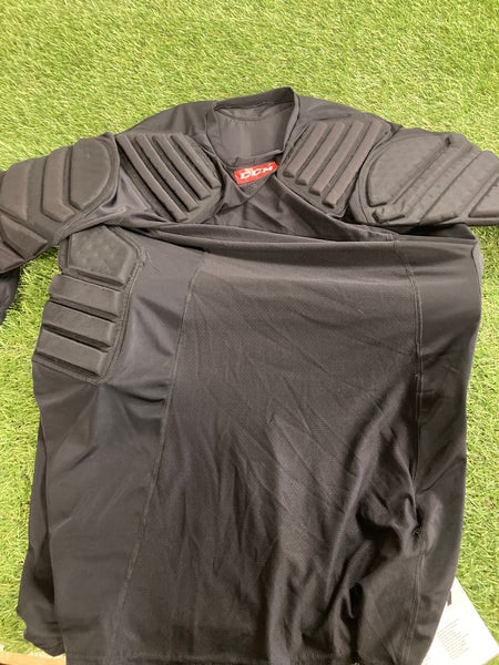 Black XL Men's CCM Goalie Padded Shirt (New)