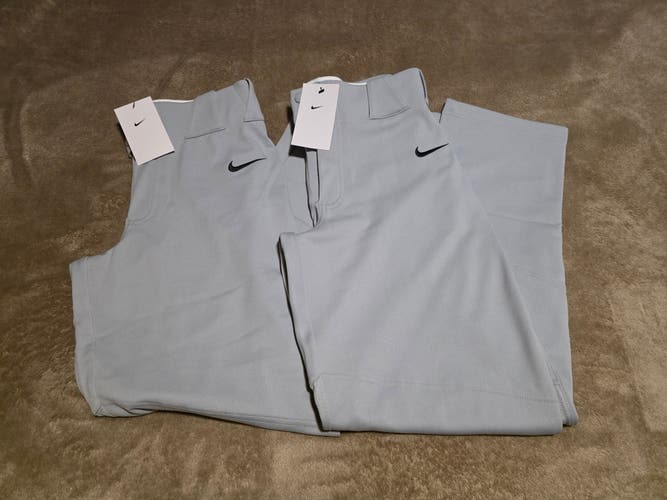 BNWT Lot Of 2 Boys Nike Vapor Select Baseball Pants Sz XL BQ6440-052