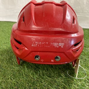 Red Large Bauer Re-Akt 95 Helmet (Used)