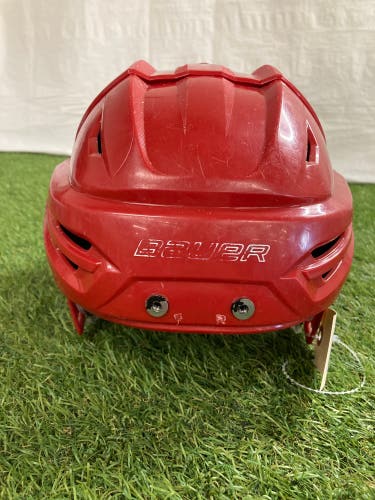 Red Large Bauer Re-Akt 95 Helmet (Used)